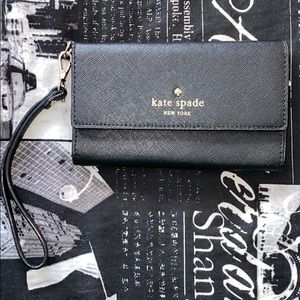 Kate Spade Black Wristlet